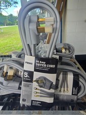 NEW Prime 30 Amp Dryer Cord 6ft 10/3 SRDT 3 Prong 125/250V NEMA 10-30P"