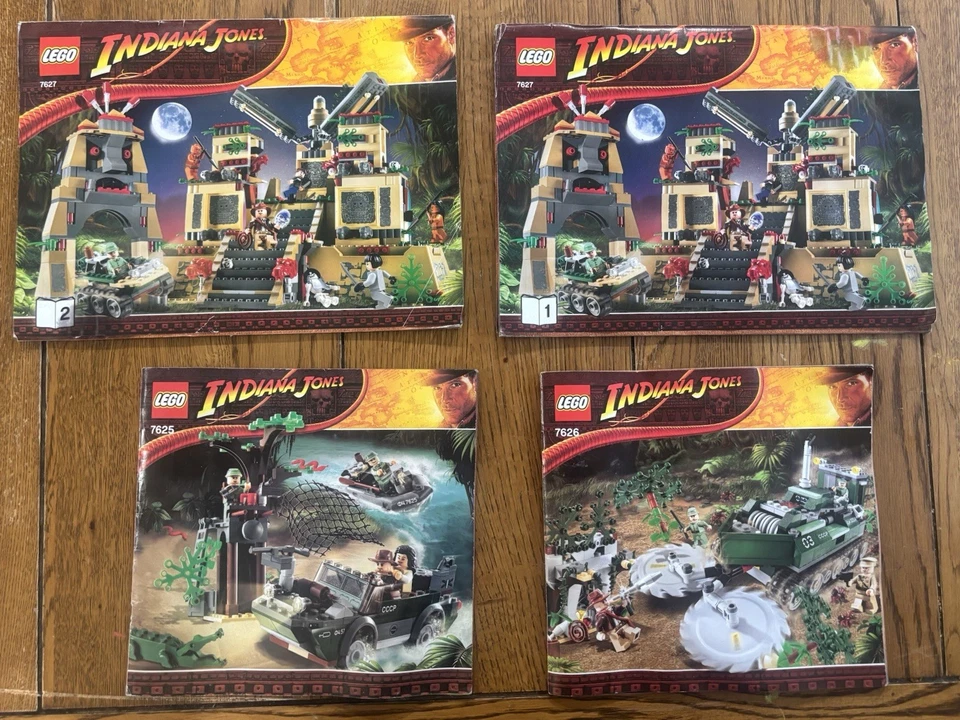 LEGO Indiana Jones Minifiguras 7624 7625 7199 Juegos Parciales (PSET004) Foto 2 de 4