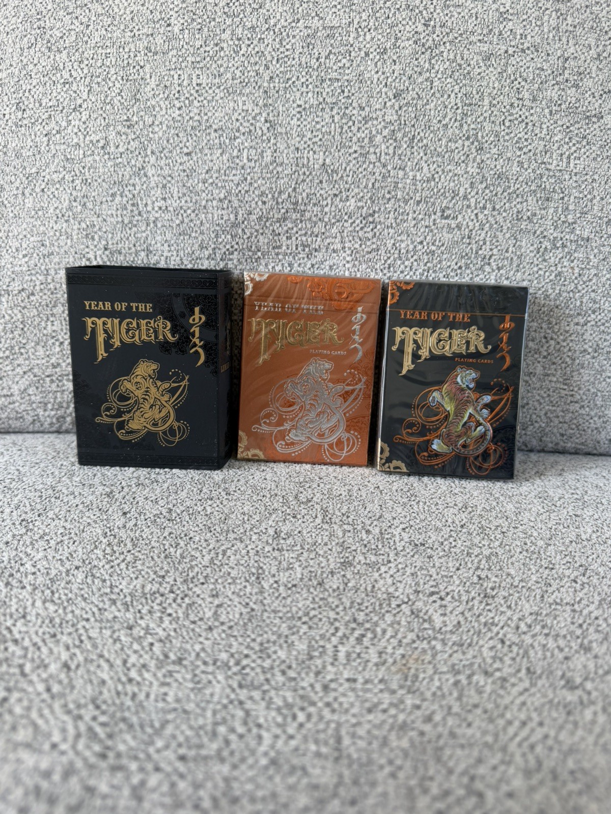 Year of the Tiger - Lunar & Zodiac 2 Deck Playing Card Set with Sleeve - SEALED!