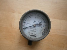 antikes Auto - &Ouml;l Manometer, Sch&auml;ffer und Budenberg GmbH, Magdeburg-Buckau, 1917
