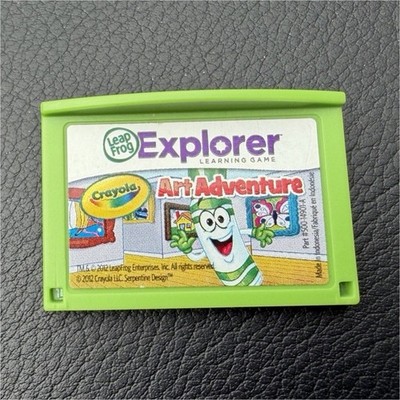 LeapFrog LeapPad Explorer Game Cartridge ONLY Crayola Art Adventure