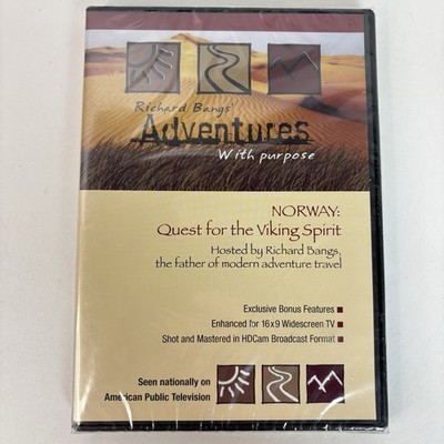 Richard Bangs Adventures With Purpose Norway Viking Spirit DVD NEW SEALED 1E
