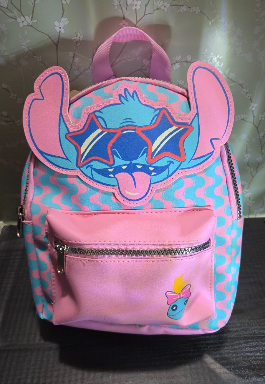 Disney Licensed Stitch PU mini backpack