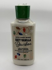 Bath Body Works COZY VANILLA BOURBON BODY LOTION 8FLOZ / 236ML NEW SHEA BUTTER