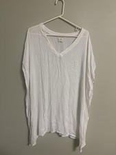 O'Neill Womens Swimsuit Cover Up Beach Dress Size Medium New White Surf Coastal
