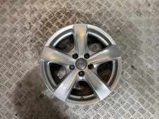10-18 AUDI A1 8X 15" INCH 5 STUD 5 SPOKE ALLOY WHEEL 6JX15H2 (SCRATCHED)