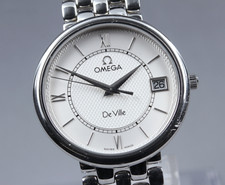 [Exc+5] Omega De Ville Prestige 396.2532 Cal.1532 Silver 33mm Quartz Men's Watch