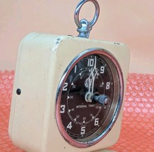 Vintage General Electric X-Ray Interval Timer Photo / Medical Device Beige