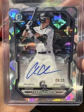 2026 Bowman Chrome Charlie Condon Logofractor Prospect Auto /35 SSP ROCKIES
