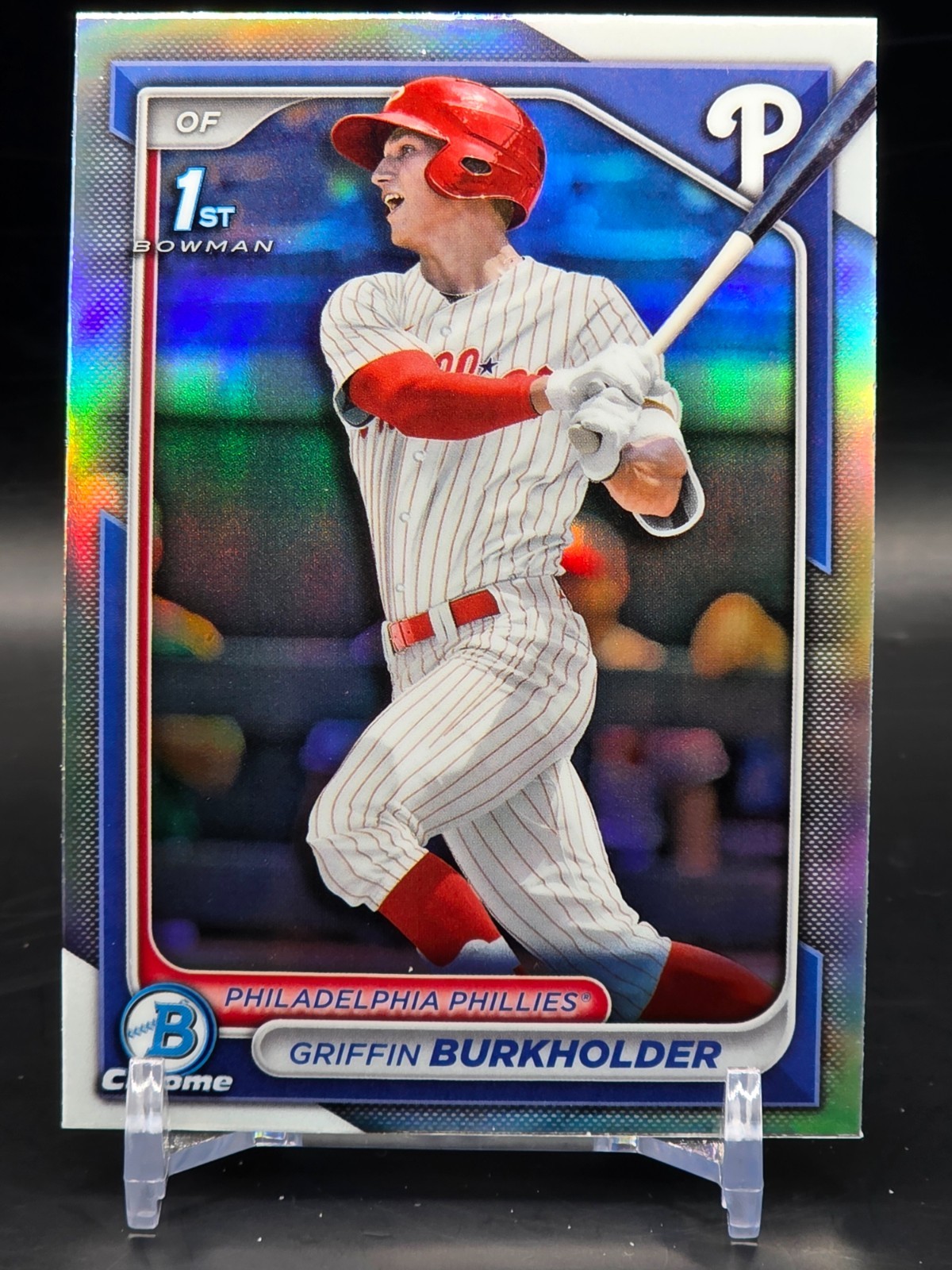 2024 Bowman Chrome Draft Griffin Burkholder 1st Bowman Refractor #BDC-60