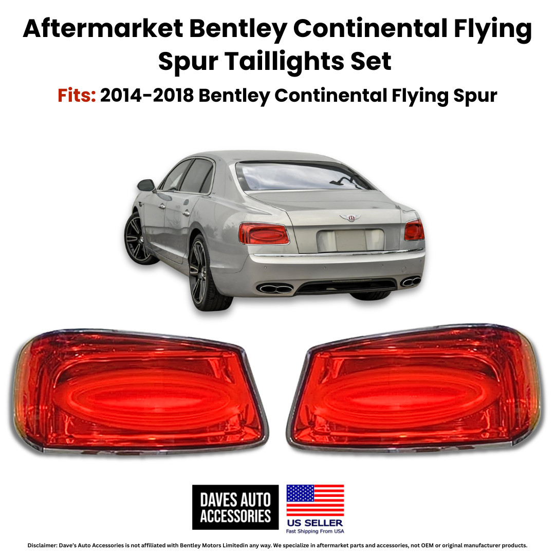 2014-2018 Bentley Flying Spur Rear LED Tail Lights Left & Right