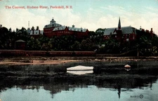 PEEKSKILL NEW YORK N.Y.  POSTCARD The Convent Hudson River, Peaksill, N.Y.