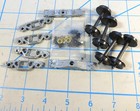 2 Pair Ace O Scale Metal Roller Bearing Freight Car Truck Kits w. Rotating Caps — photo 2