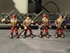 Mega Construx Bloks Borgia Soldier Squad Lot Halberd Sword Assassins Creed