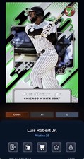 DIGITAL TOPPS BUNT 26 Luis Robert Jr. PRISTINE 25 ICONIC GREEN /150 Read