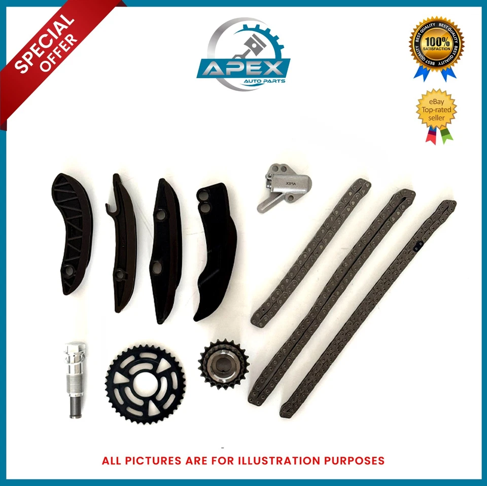 BMW N47 N47D20 2.0 DIESEL1 3 5 X1 X3 X5 TIMING CHAIN KIT TOP QUALITY 1 F20 NEW - Image 2 of 4