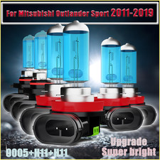 Combo Halogen Bulbs Headlight Light Kit For Mitsubishi Outlander Sport 2011-2019