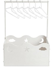 Baby Shower Basket Wooden Crate Closet Storage with Handle Baby Registry Hamp...