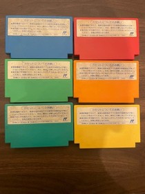 Nintendo Famicom Rockman 1 2 3 4 5 6 set Megaman Japan Game FC NES japan USED