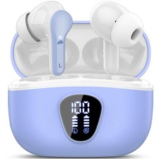 Wireless Earbuds, Bluetooth 5.4 Headphones HiFi Stereo, Bluetooth Earbuds wit...
