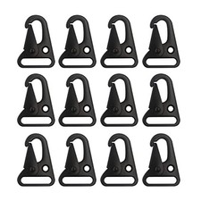 12Pieces Sling Clip Clasp Olecranon Hook for Keychain Snap Hooks 1" 25mm