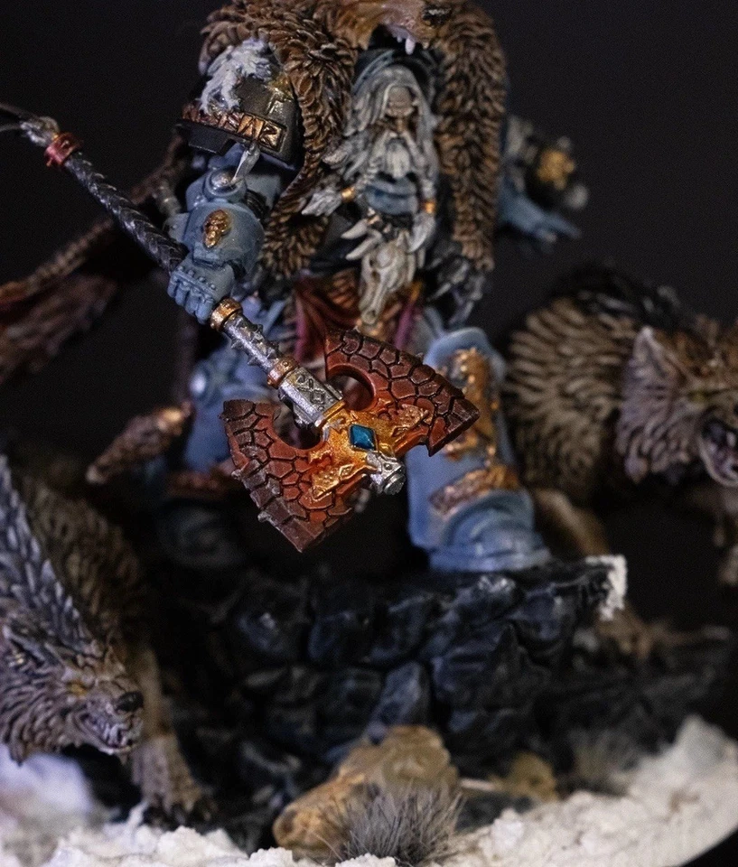 Warhammer 40k Space Wolves Logan Grimnar Custom Commission - Image 4 of 4