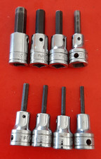 Snap-on Fa Series 38 Drive Hex Bit Driver Socket Set 18 To 38 Usa 610