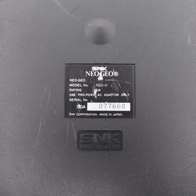 NEO GEO AES Console System + Controller UNIBIOS SNK Tested Working Authentic