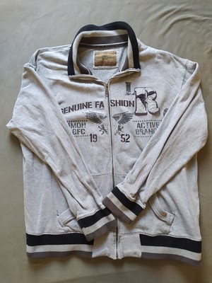Graue Angelo Litrico College Jacke, Pullover Größe XXL