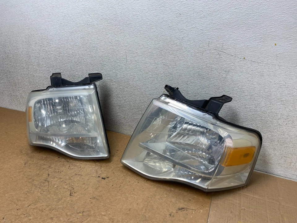 2007 - 2014 Ford Expedition левая + правая сторона фары галогенные оригинальные S7051 DW - Изображение 2 из 4