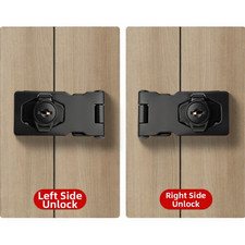 Cabinet Lock Zinc Alloy Construction Easy Screw Installation Screws Included