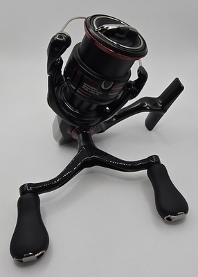 Shimano 20 Vanford C3000SDH Doppelgriff Spinnrolle JDM flache Spule sauber