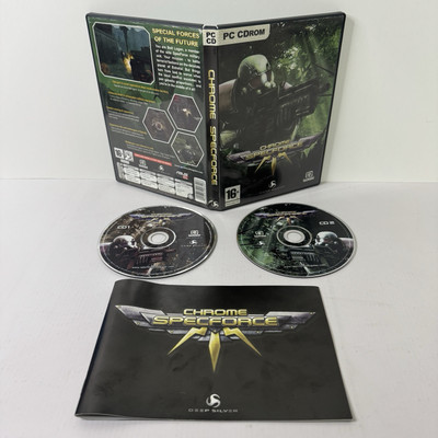 Chrome Specforce PC Spiel komplett Handbuch CD-ROM Window 2000 Xp Me 98 Deep Silver