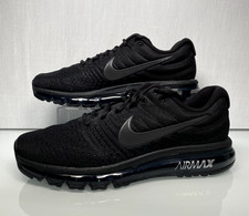Nike Air Max 2017 Shoes Triple Black 849559-0...