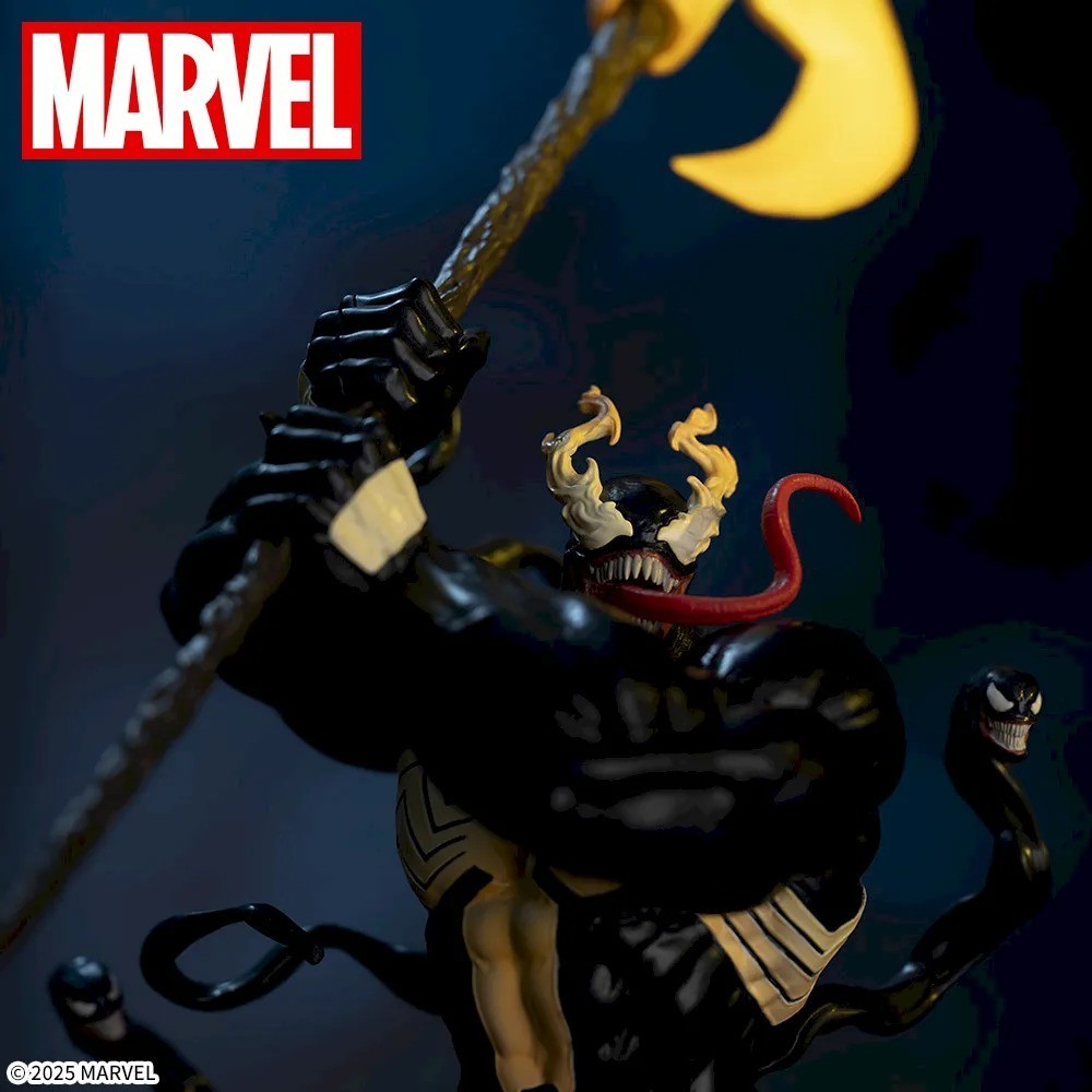 MARVEL Luminasta Venom King in Black Figure SEGA Original