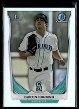 2014 Bowman Chrome Refractor Austin Cousino Seattle Mariners #CDP82