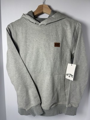 Billabong Boy  Gray Hudson Hoodie Pullover Sz M/12 Model ABBFT00108