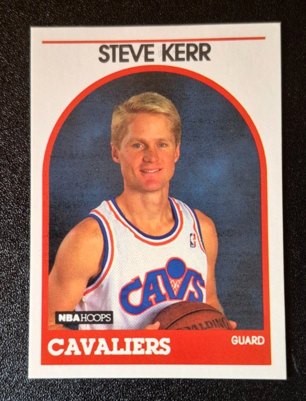 1989 89 Hoops Steve Kerr #351 ROOKIE MINT Cleveland Cavaliers Warriors
