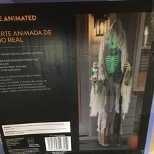 Haunted Living 7ft / 84 Halloween Life Size Animated Reaper - 4925659