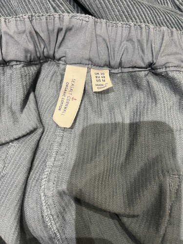 Seasalt Women's Trousers Porfell Cord Light Teal Size 20 Regular - Picture 11 of 13
