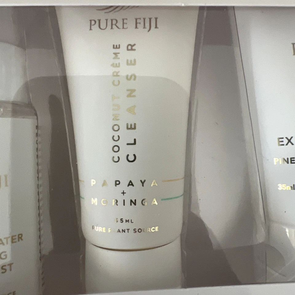 Pure Fiji тонизирующий туман очищающее средство «Refresh & Glow» и отшелушивающий скраб кокосовый - Изображение 3 из 4