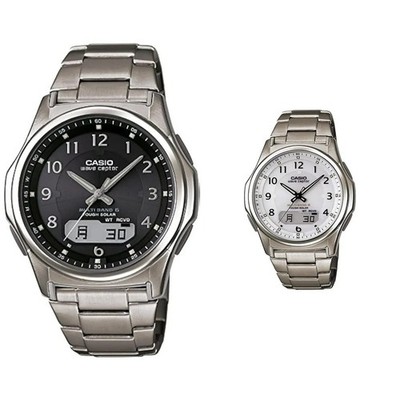Casio Wave Ceptor Funk Solar Uhr WVA-M630TDE Silber Herren aus Japan