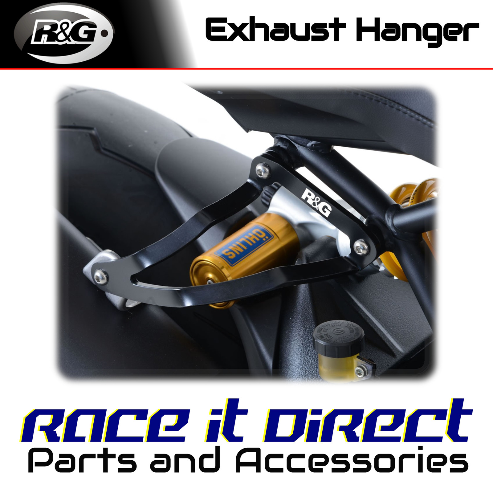 Exhaust Hangers for Ducati Monster 1200R 2016-2019 R&G