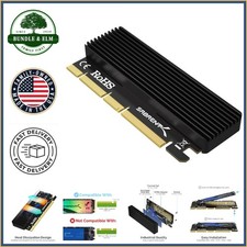 User-Friendly M.2 NVMe to PCIe Adapter with Heatsink for Optimal Performance