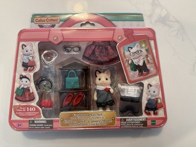 Sylvanian Families Calico Critters Fashion Play Set Tuxedo Cat - Town Girl Serie