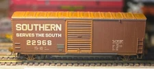 MDC Southern 40’ BoxCar #22968 Pro Weathered,Kadees