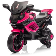 Gel Toy Nation Pink 6V Ride On Motorcycle Kids Bike Music  Lights Toy