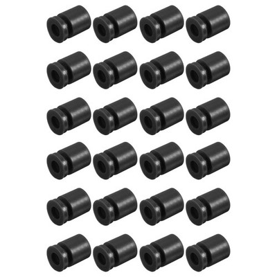24pcs RC Anti Vibration Rubber Balls for F4 F7 Flight Controller M3x8mm Black