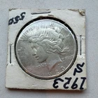 1923 Peace Dollar $1 Silver Coin 0.9 Fineness Uncertified US Collectible