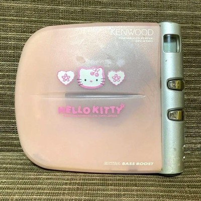 ポータブルCDプレーヤー KENWOOD DPC-KT103 ハローキティ Kenwood Portable CD Player DPC-KT103 Sanrio Hello Kitty